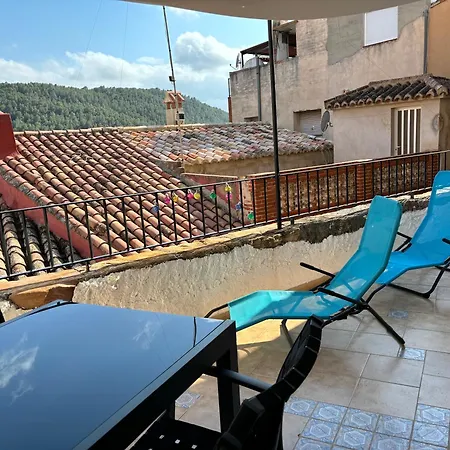 Piso En Vall De Almonacid Con Vistas, Aire Acondicionado, Wifi Y Smart Tv Exterior photo